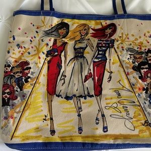 Brighton canvas tote. New without tags. Americana collection. Signed